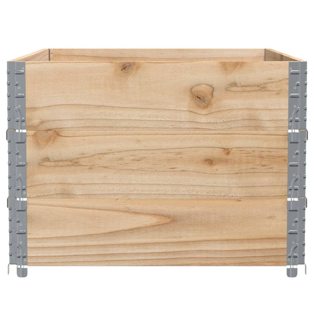 Okviri za palete 3 kom 120 x 80 cm od masivne borovine