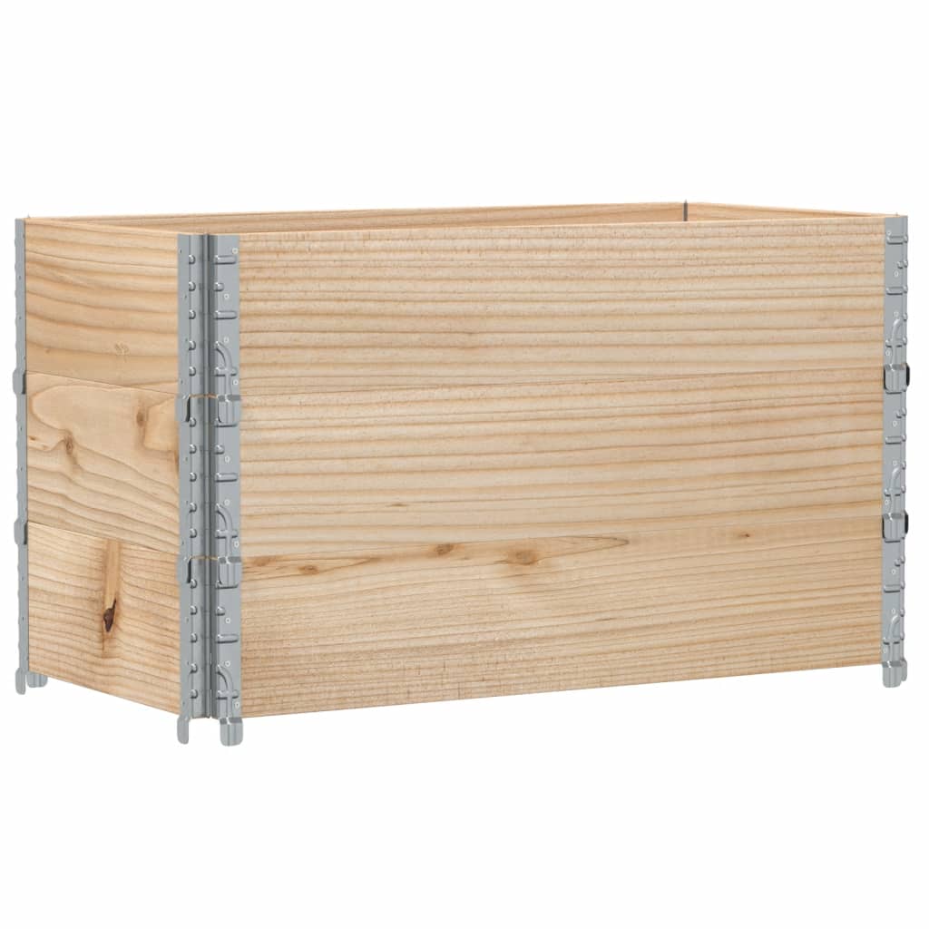 Okviri za palete 3 kom 100 x 50 cm od masivne borovine