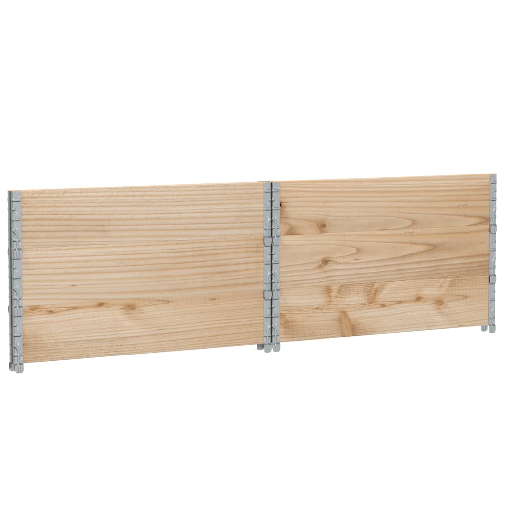 Okviri za palete 3 kom 100x100 cm od masivne borovine