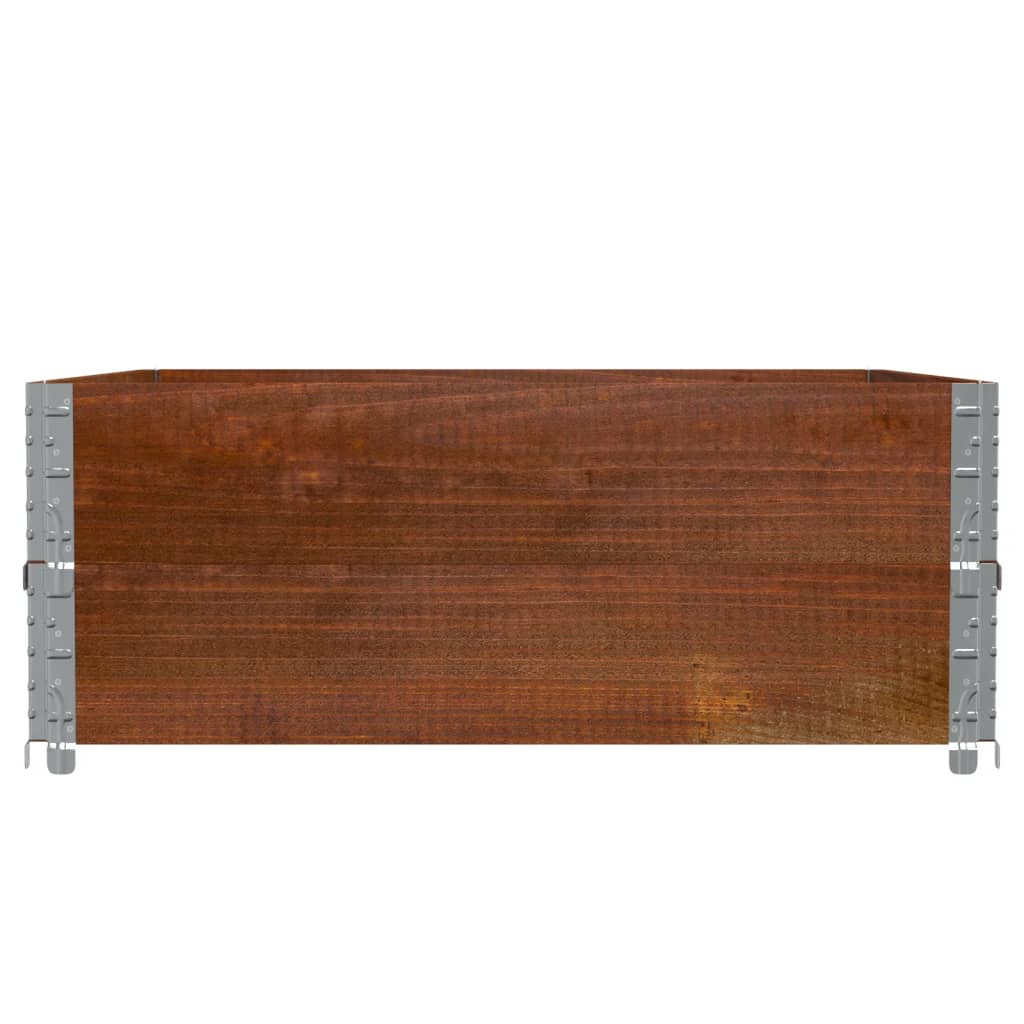 Vrtna sadilica smeđa 100x100 cm od borovine