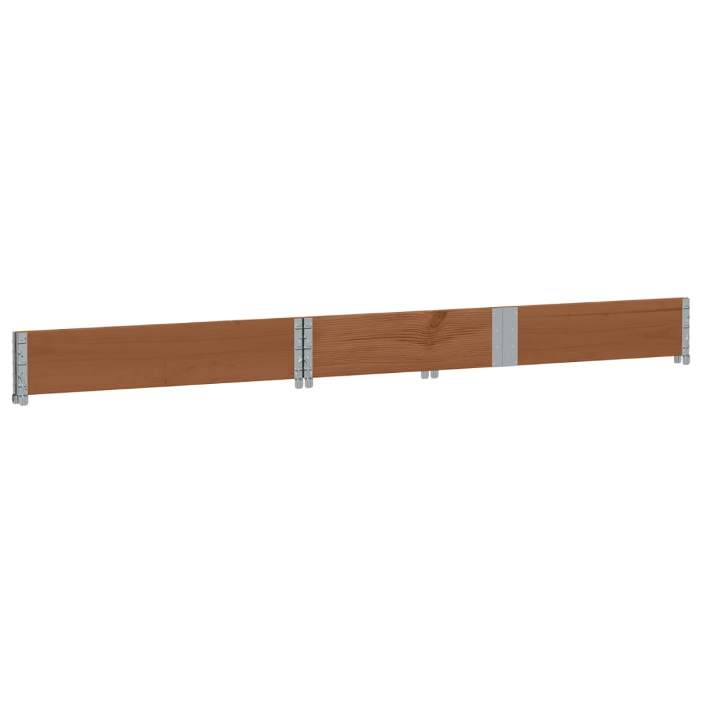 Vrtna sadilica smeđa 150x50 cm od masivne borovine