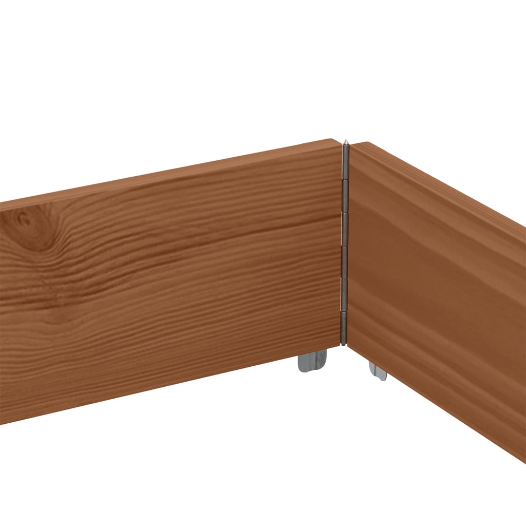 Vrtna sadilica smeđa 150x100 cm od borovine