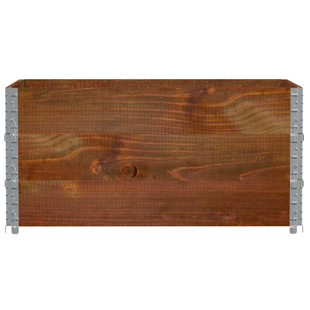 Vrtni sadilica smeđa 120x80 cm od masivne borovine