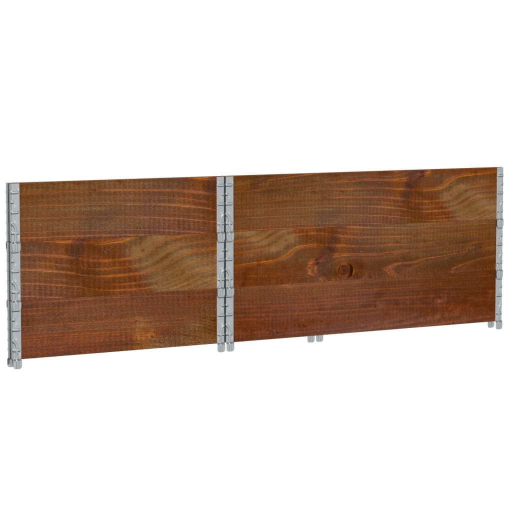 Vrtni sadilica smeđa 120x80 cm od masivne borovine