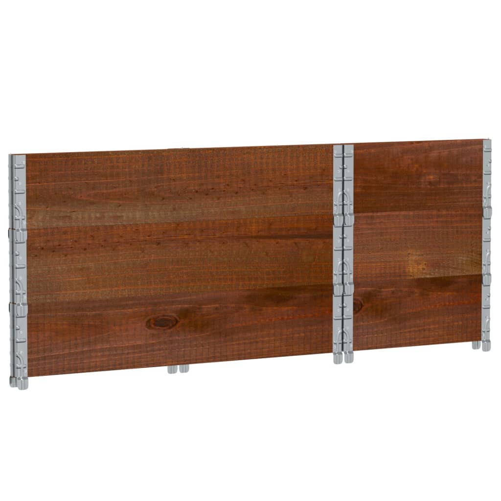 Vrtna sadilica smeđa 100x50 cm od borovine