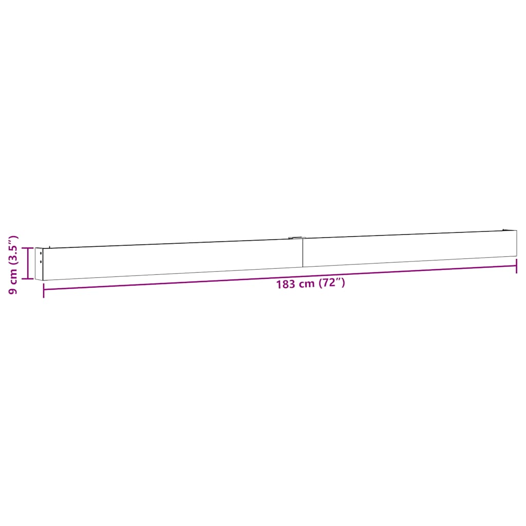 Pribor za klizna vrata 183 cm od aluminijske legure srebrna