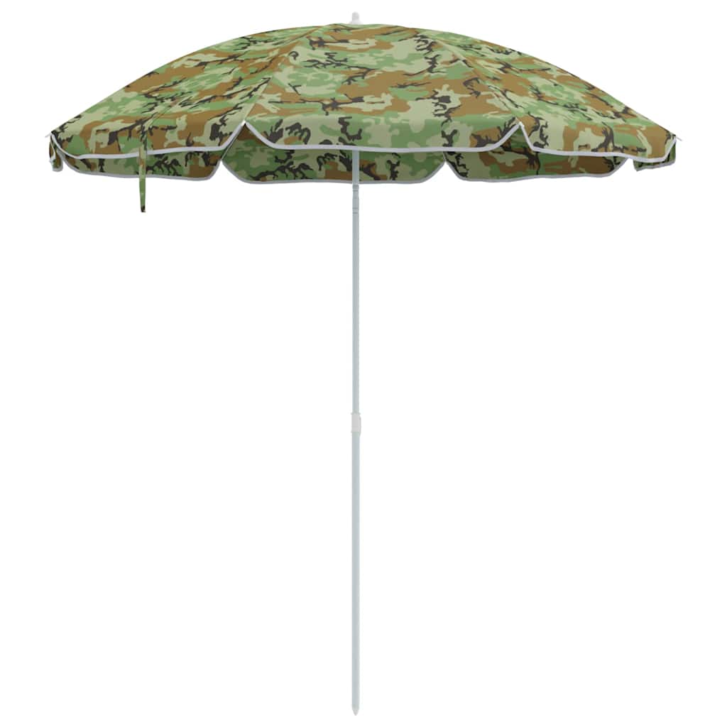 Suncobran za plažu Maskirna 206 x 206 x 212 cm