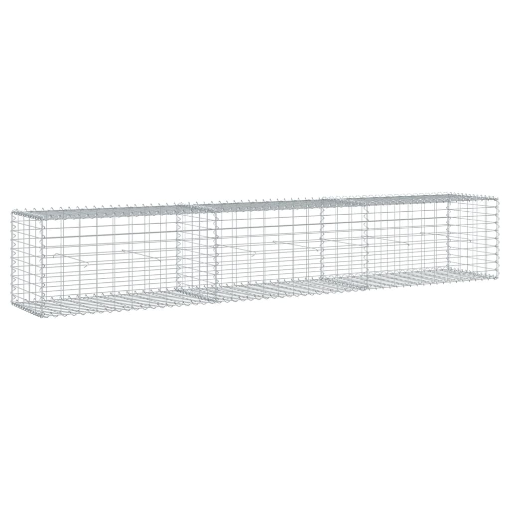 Gabionska košara s poklopcem 300x50x50 cm od pocinčanog željeza