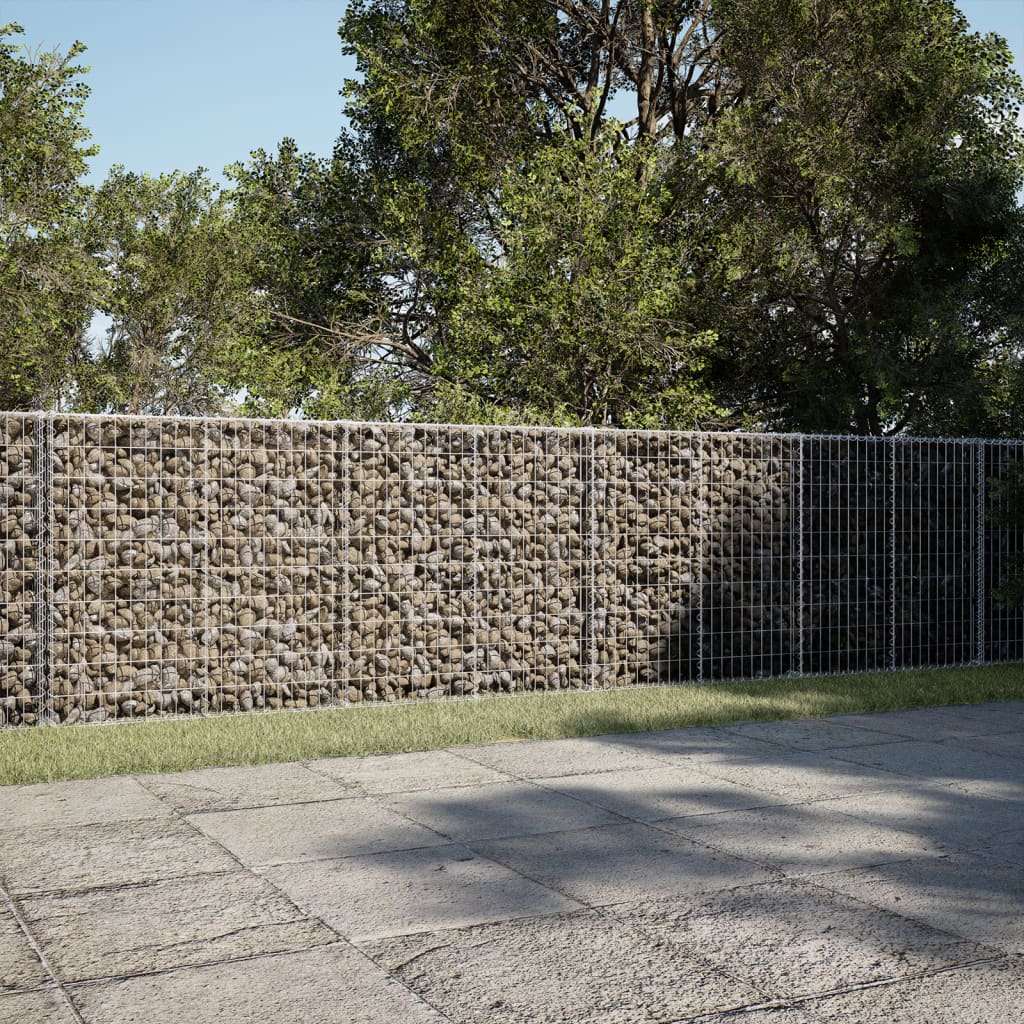 Gabionska košara s poklopcem 700x50x100 cm pocinčano željezo
