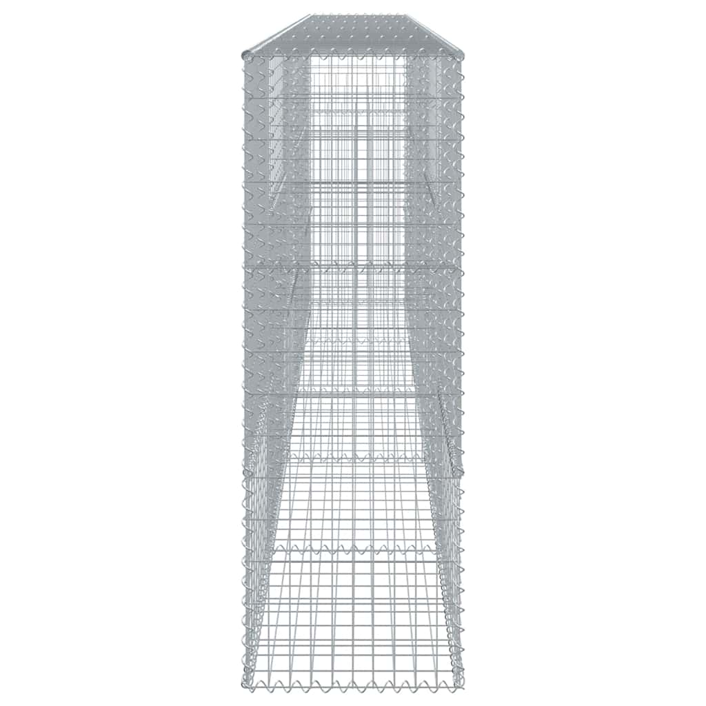 Gabionska košara s poklopcem 500x50x150 cm pocinčano željezo