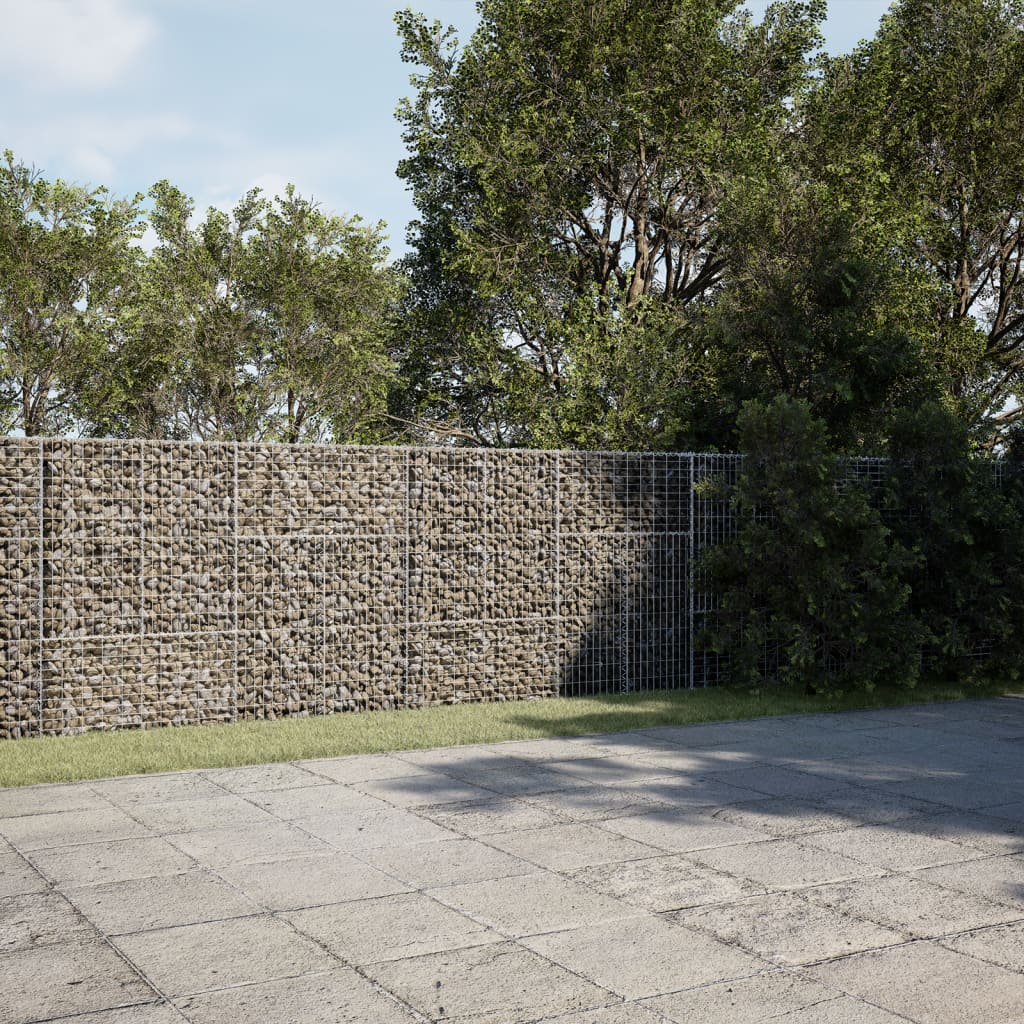 Gabionska košara s poklopcem 900x50x150 cm pocinčano željezo