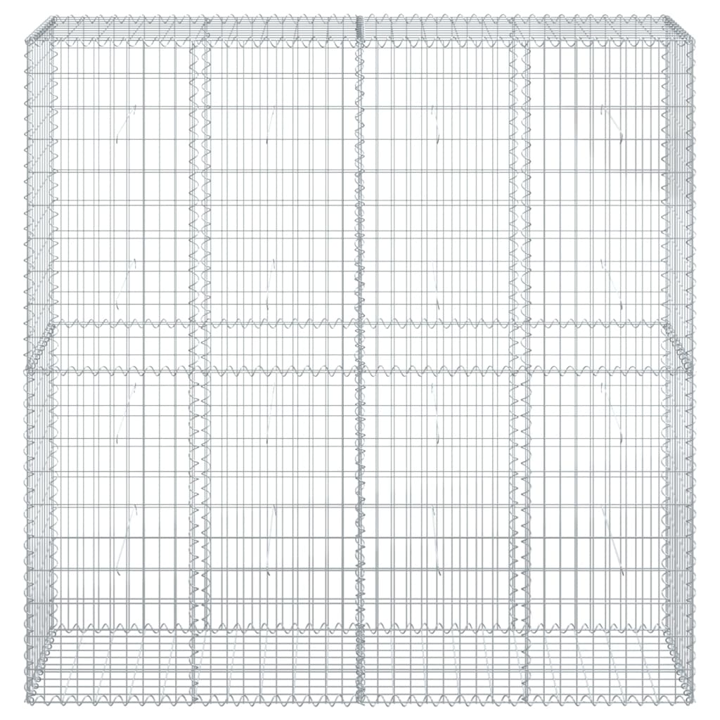 Gabionska košara s poklopcem 200x50x200 cm pocinčano željezo