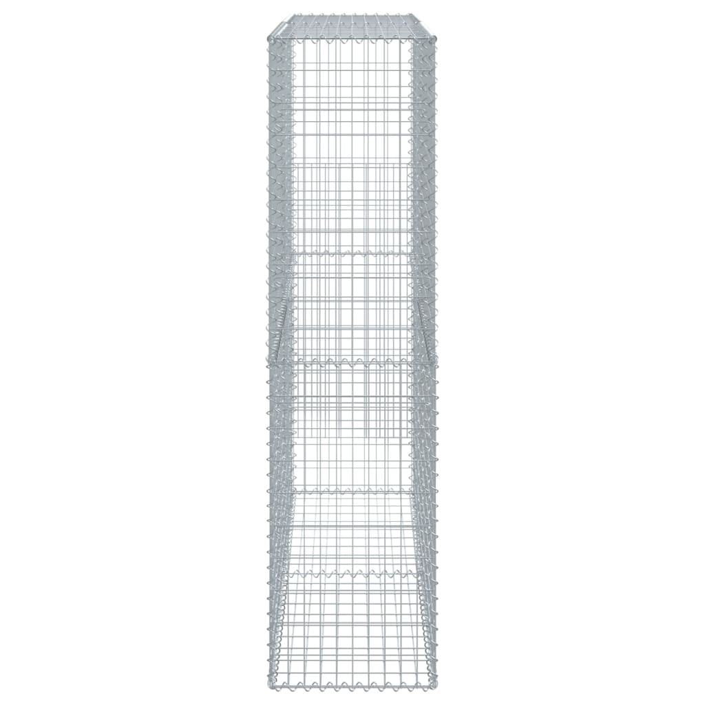 Gabionska košara s poklopcem 200x50x200 cm pocinčano željezo