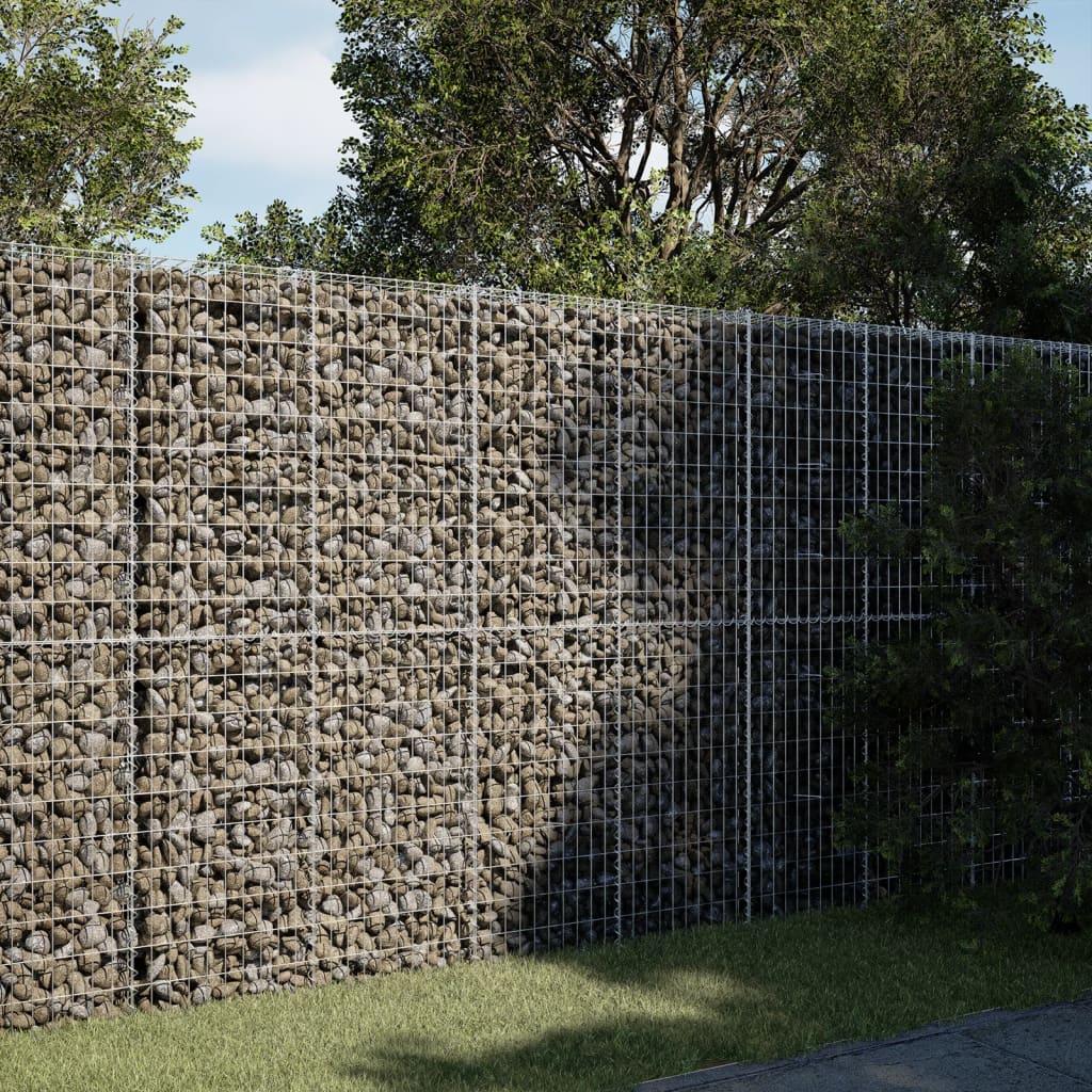 Gabionska košara s poklopcem 200x50x200 cm pocinčano željezo