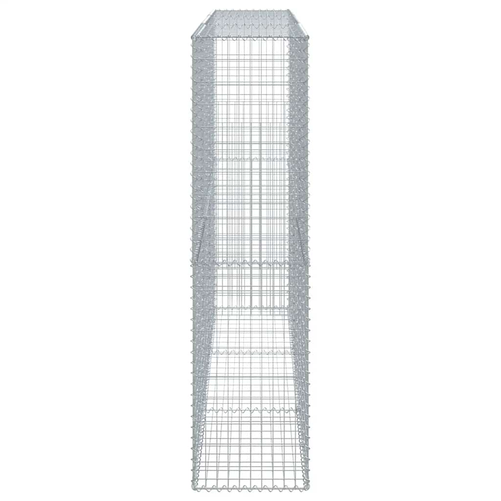 Gabionska košara s poklopcem 300x50x200 cm pocinčano željezo