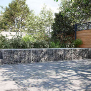 Gabionska košara s poklopcem 500x100x50 cm pocinčano željezo