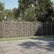 Gabionska košara s poklopcem 750x100x100 cm pocinčano željezo