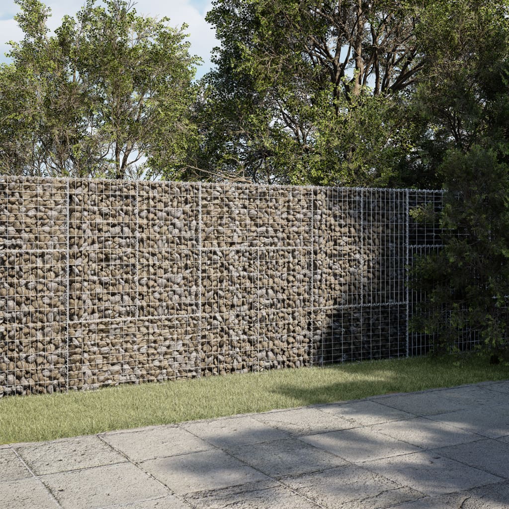 Gabionska košara s poklopcem 300x100x150 cm pocinčano željezo