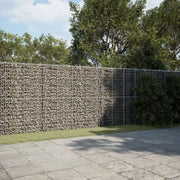 Gabionska košara s poklopcem 550x100x200 cm pocinčano željezo