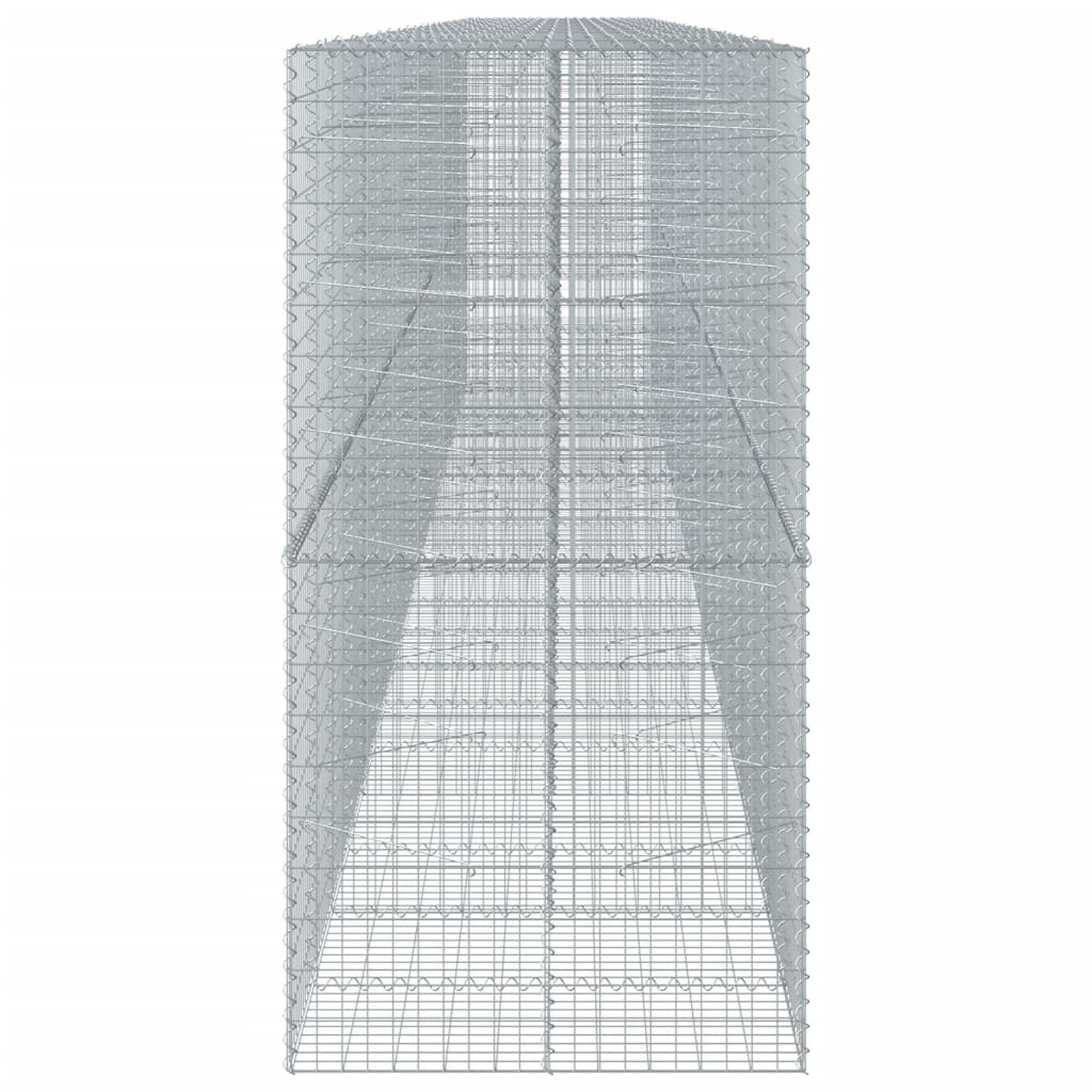 Gabionska košara s poklopcem 1050x100x200 cm pocinčano željezo