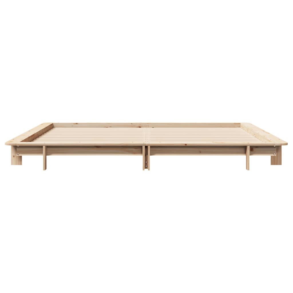 Okvir kreveta bez madraca 160 x 200 cm od masivne borovine