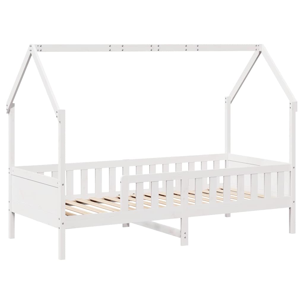 Okvir kreveta za dječju kućicu bijeli 80 x 200 cm borovina