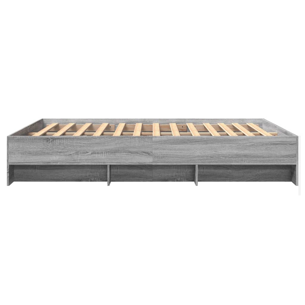 Okvir za krevet boja hrasta 150x200 cm od konstruiranog drva