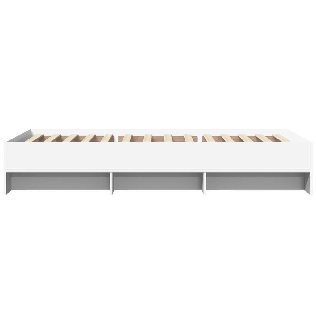 Okvir za krevet bijeli 90x200 cm konstruirano drvo
