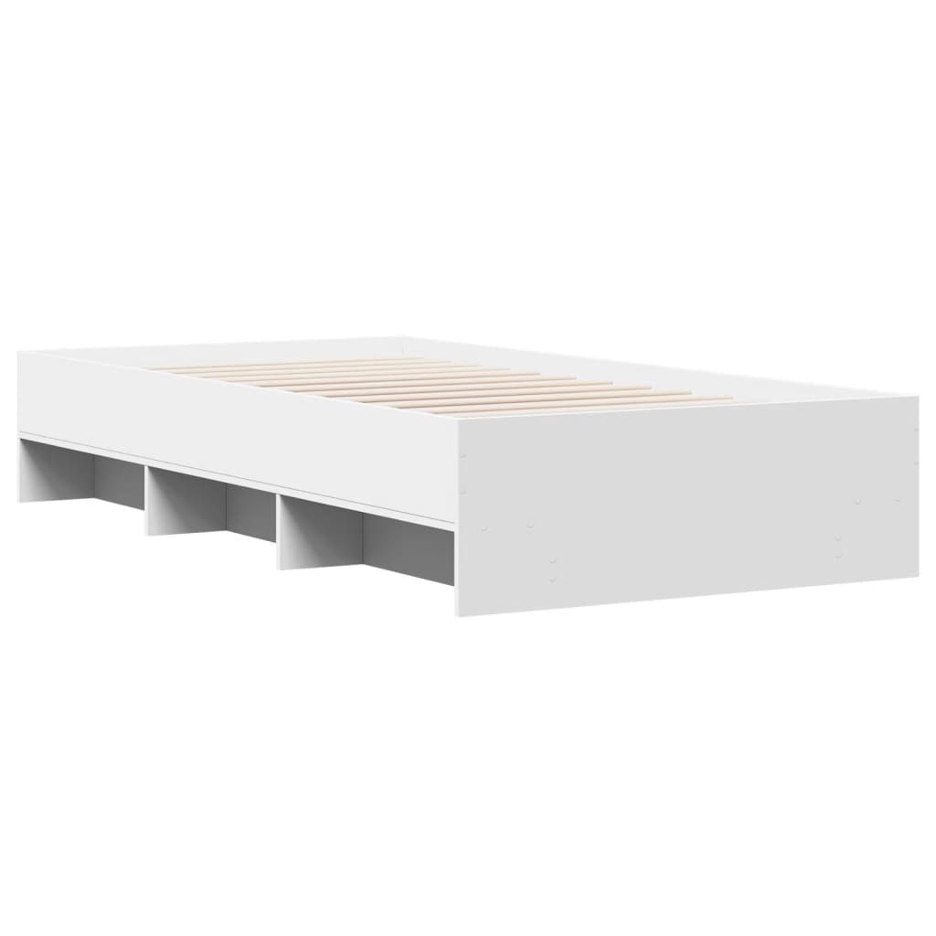 Okvir za krevet bijeli 90x190 cm konstruirano drvo