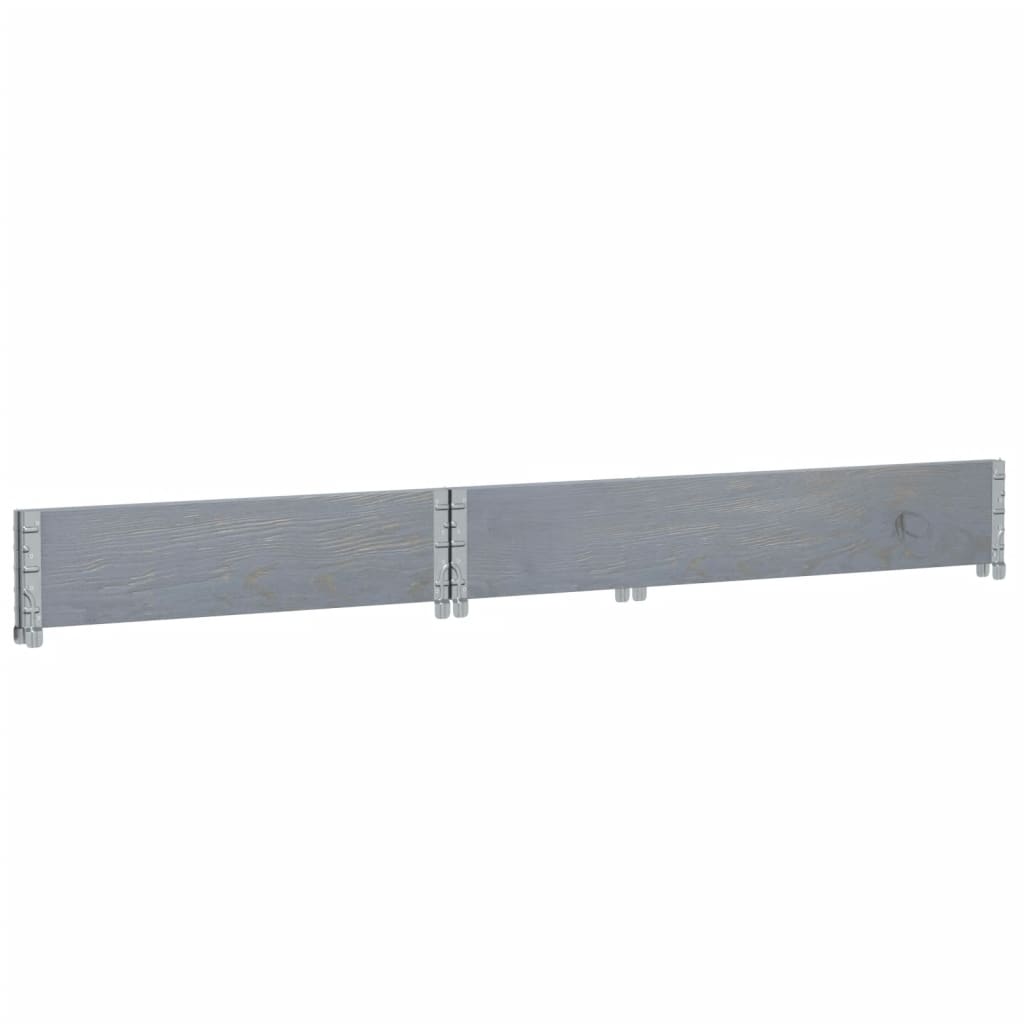 Okviri za palete sivi 120 x 80 cm od masivne borovine