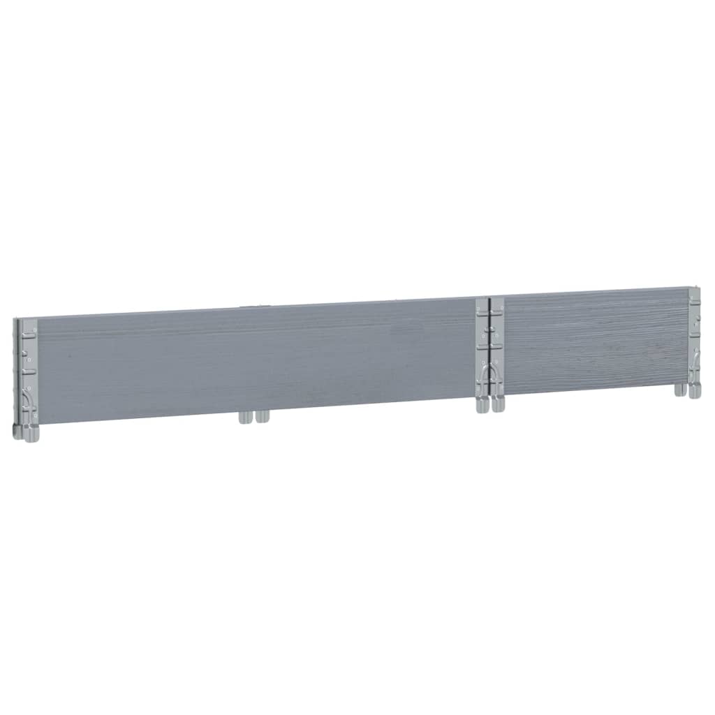 Okviri za palete sivi 100 x 50 cm od masivne borovine
