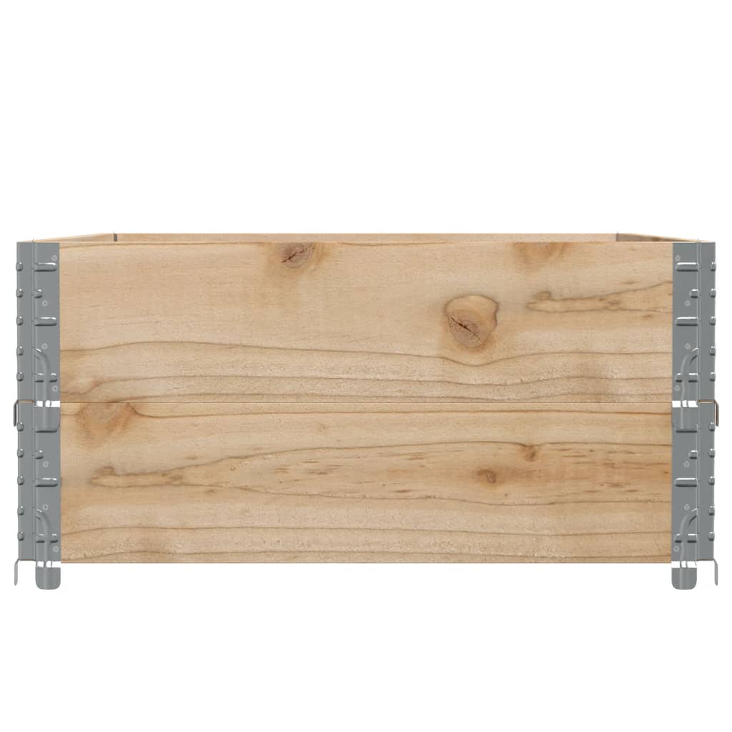 Vrtni sadilica bijeli 120 x 80 cm od masivne borovine