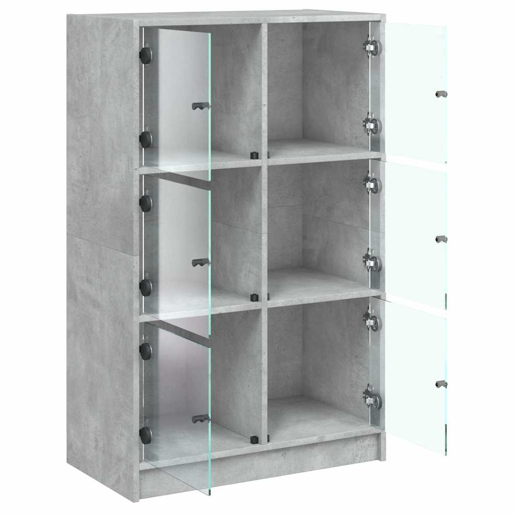 Visoka komoda s vratima 68x37x109 cm konstruirano drvo