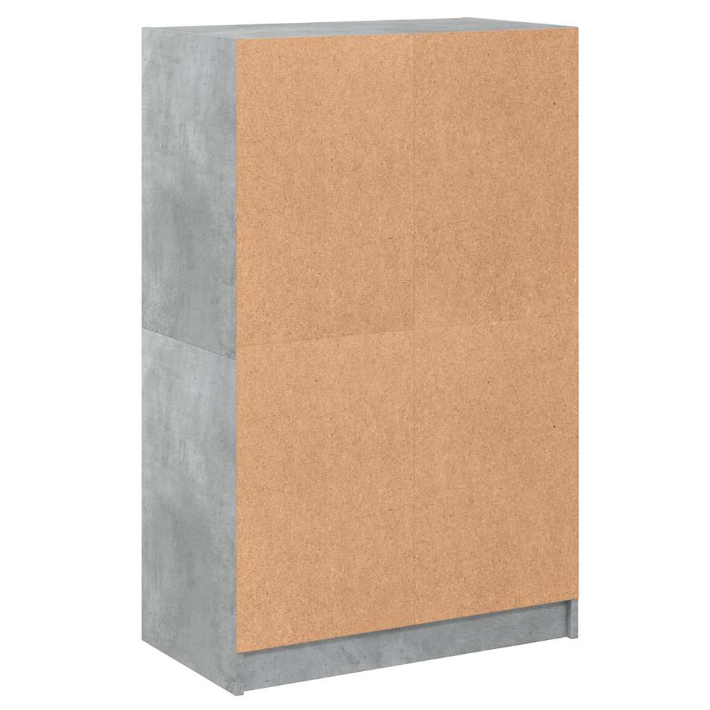Visoka komoda s vratima 68x37x109 cm konstruirano drvo