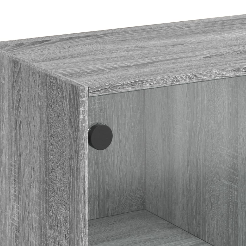 Visoka komoda s vratima 68x37x109 cm konstruirano drvo