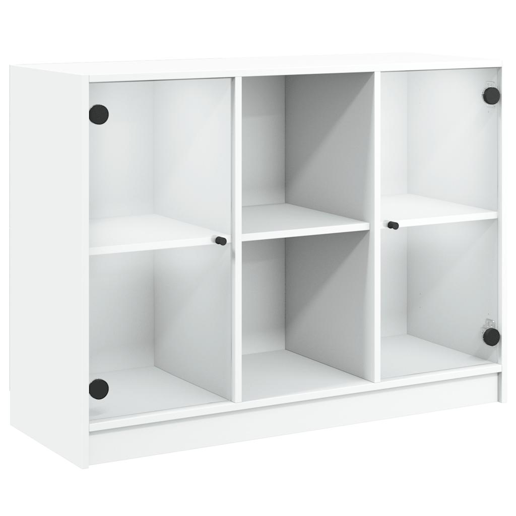 Komoda bijela 102x37x75,5 cm od konstruiranog drva