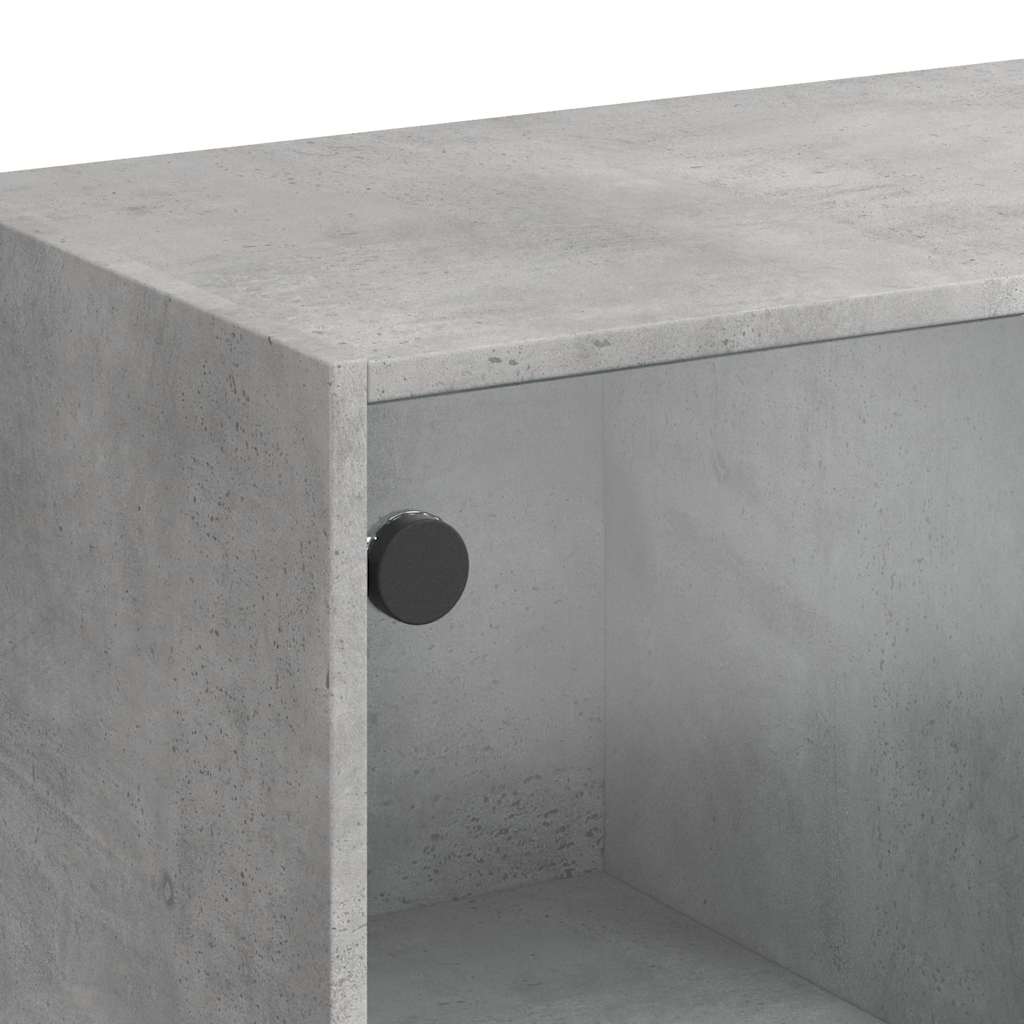 Komoda siva boja betona 102x37x75,5 cm od konstruiranog drva
