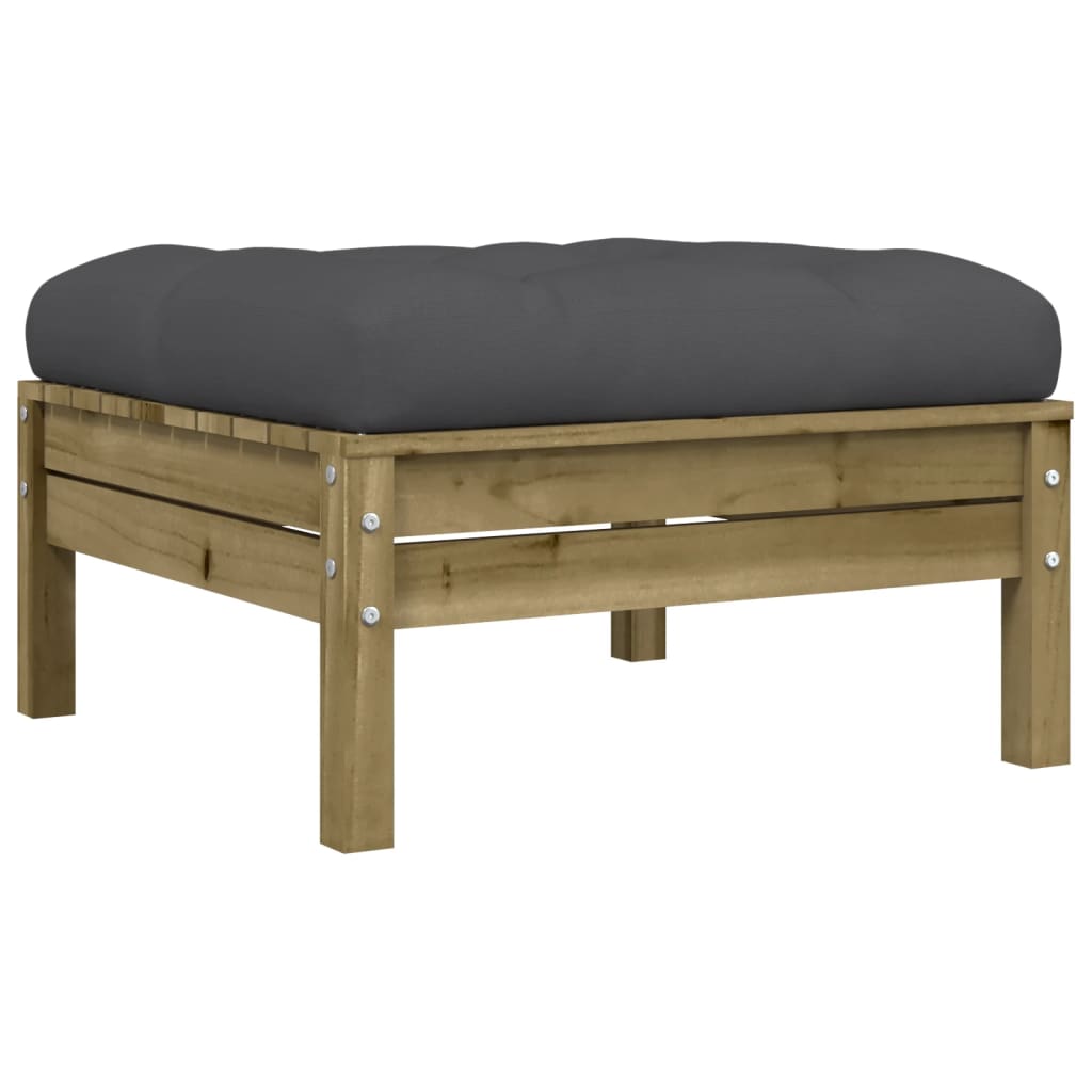 4-dijelni set vrtnih sofa s jastucima od impregnirane borovine