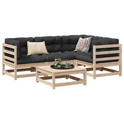 5-dijelni set vrtnih sofa od masivne borovine