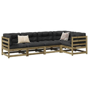 5-dijelni set vrtnih sofa od impregnirane borovine