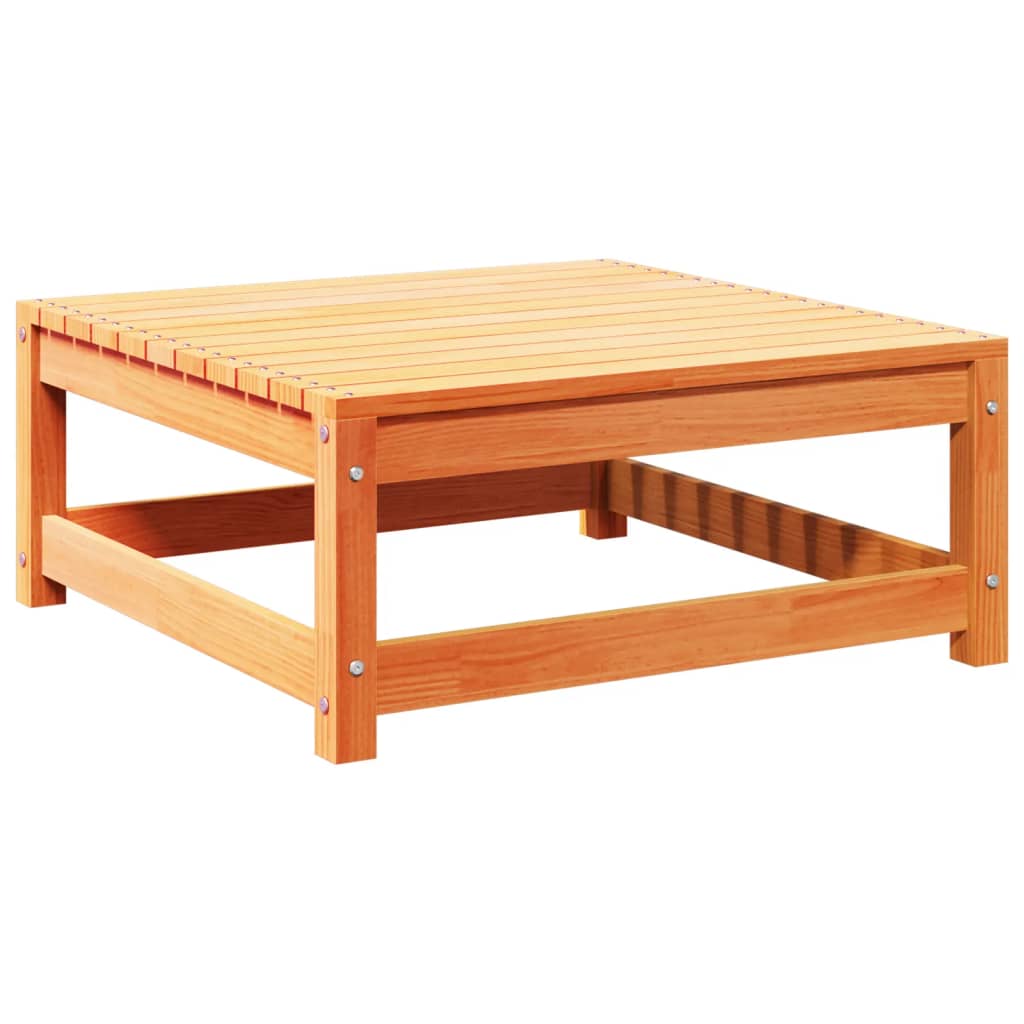 8-dijelni set vrtnih sofa s jastucima voštano smeđi od borovine