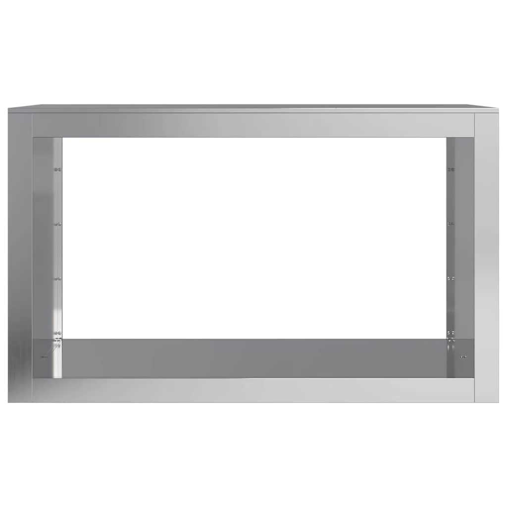Stalak za drva za ogrjev 100x40x60 cm od pocinčanog čelika