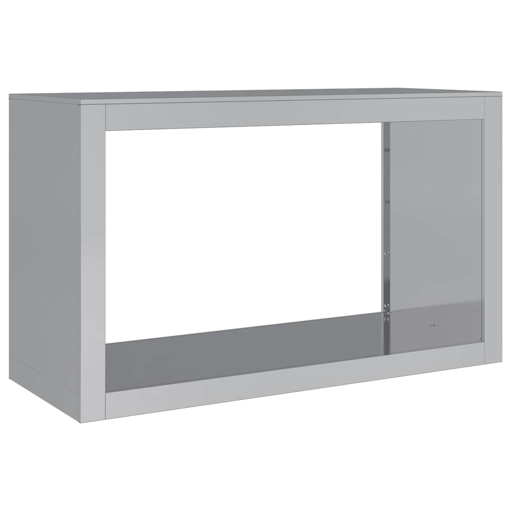 Stalak za drva za ogrjev 100x40x60 cm od pocinčanog čelika