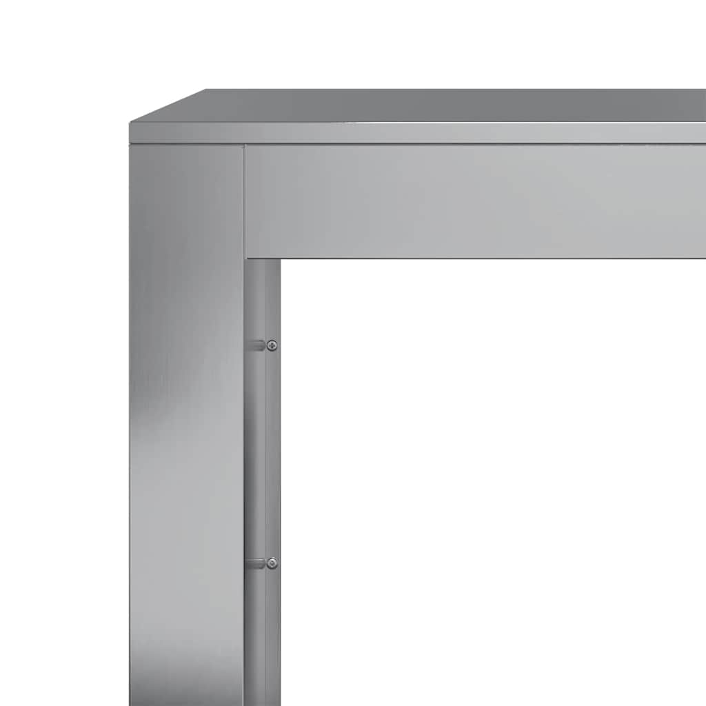 Stalak za drva za ogrjev 100x40x60 cm od pocinčanog čelika
