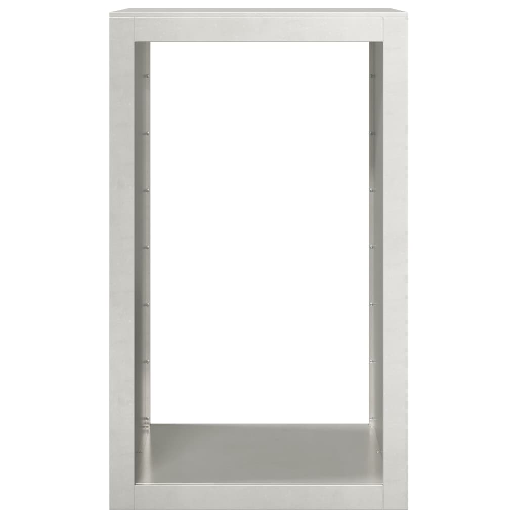 Stalak za drva za ogrjev 60x40x100 cm od nehrđajućeg čelika