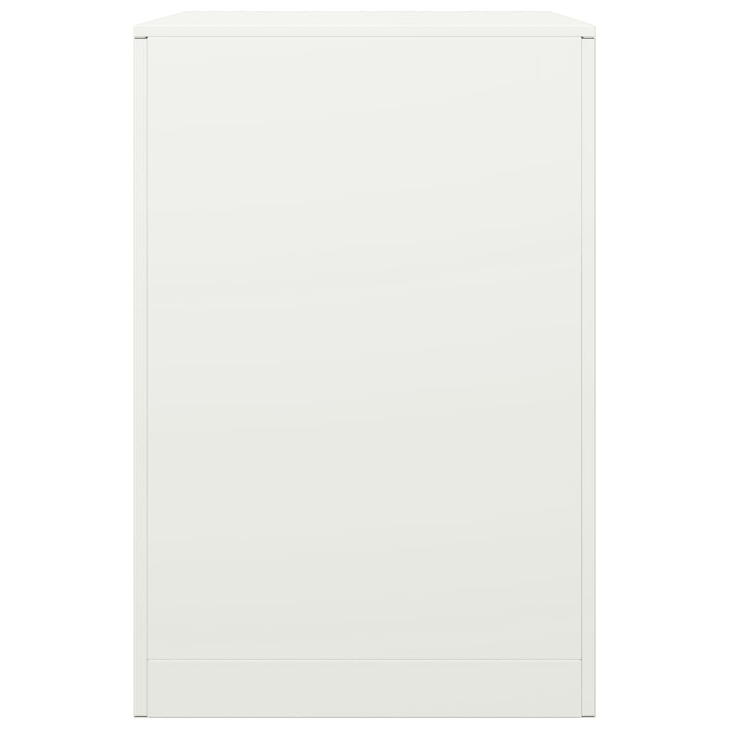 Stalak za drva za ogrjev bijeli 60 x 40 x 60 cm čelični