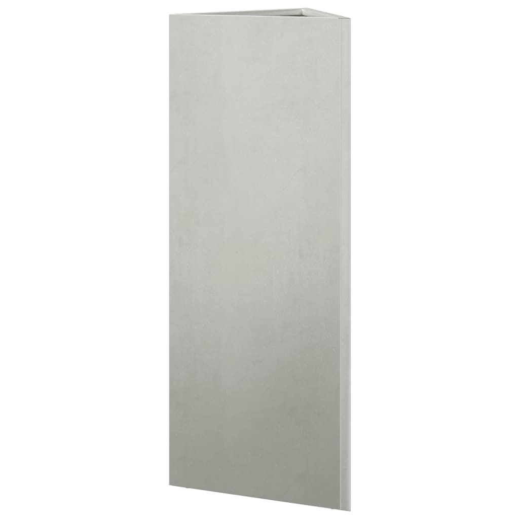 Vrtne sadilice 2kom trokutasta 30x26x75cm od nehrđajućeg čelika