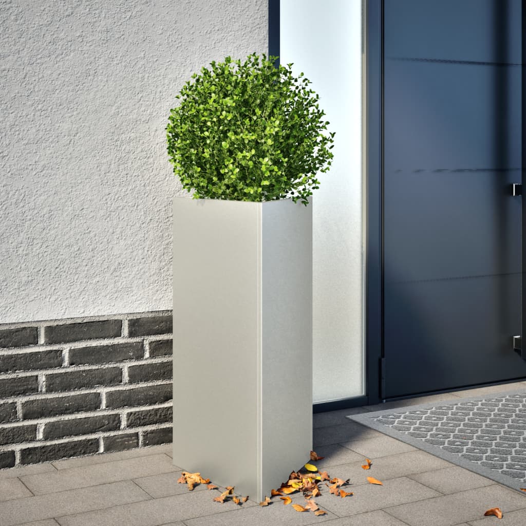 Vrtne sadilica trokutasta 40x34,5x75 cm nehrđajući čelik
