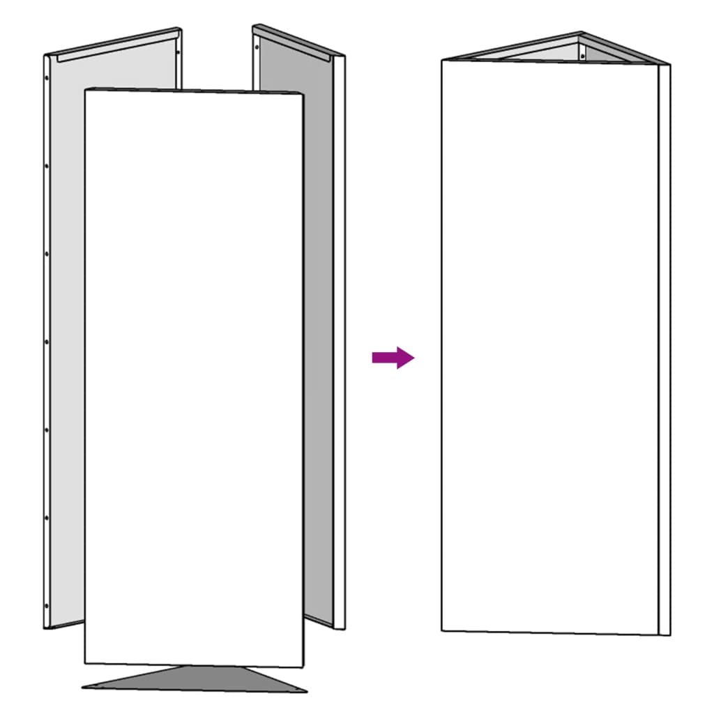 Vrtne sadilice 2 kom crne trokutaste 50x43x75 cm čelične