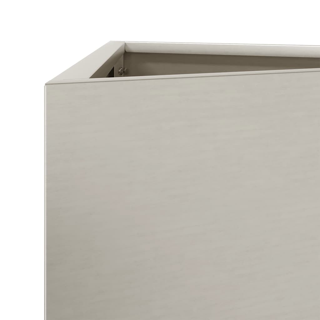 Vrtne žardinjere 2 kom trokutaste 50x43x75 cm Pohabani čelik